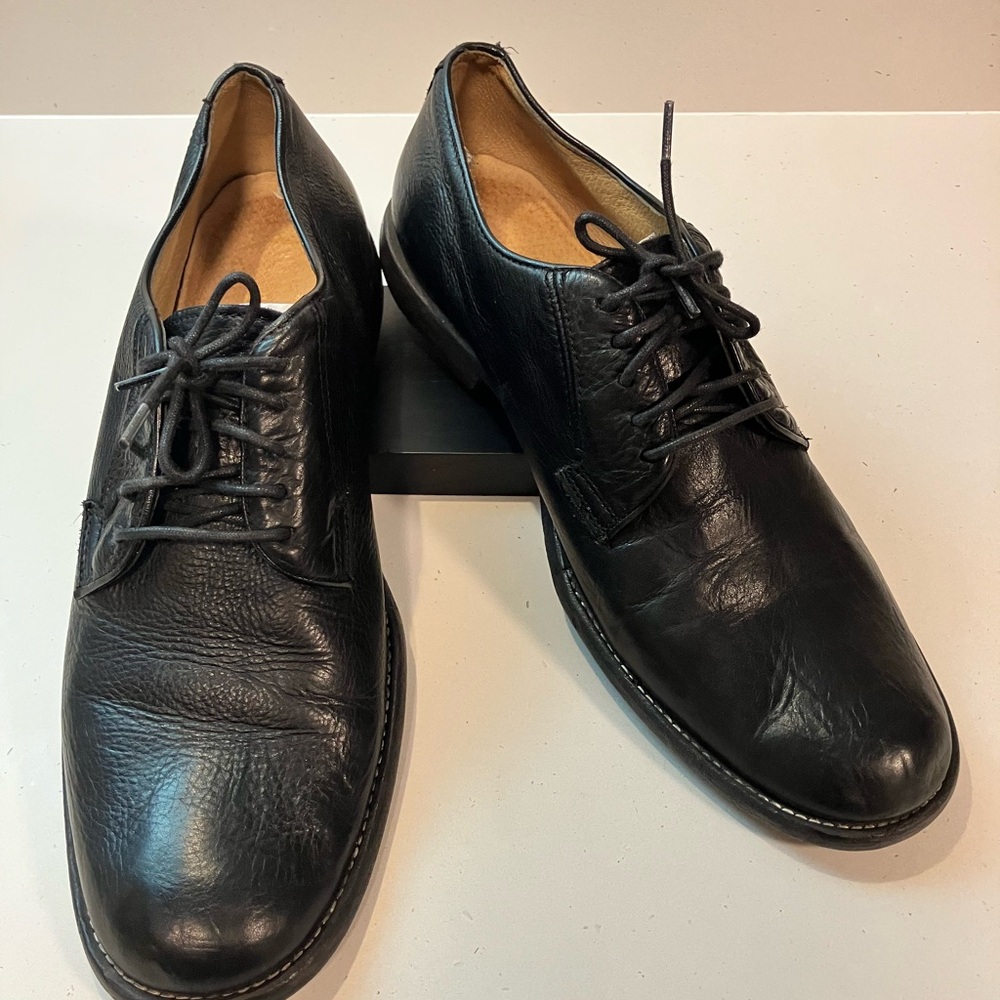 Frye vintage Men's Black Leather derby Shoes